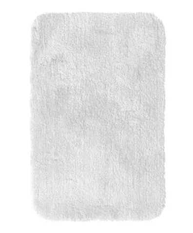 Ridder Teppich Chic 60 x 90 cm weiß Polyester-Microfaser