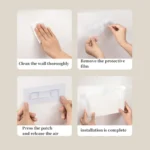 Kunststoff Tasche Lagerung Box Multifunktionale Müll Tasche Container Müll Tasche Halter Küche Wand-montiert Schrank Lagerung Organizer 2