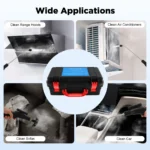 110 V/220 V Hochdruck-Dampfreiniger-Set, Dampfreinigungsmaschine, tragbarer 6-Gang-Reiniger für die Bodenreinigung in der Auto- und Küche 6