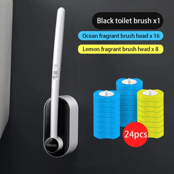 24PCS Einweg Wc Schüssel Nachfüllungen Verbesserte Wc Bad Reinigung Schwämme Pads Reiniger Köpfe Liefert Nicht Kommen Mit Pinsel