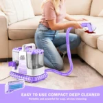 Teppichreinigungsmaschine - 32Kpa Kompakter Textilreiniger für Teppiche, Multifunktionales Zubehör, Für Sofa, Auto, Haustiere 6