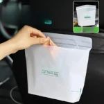 30-100Pcs Auto Einweg Müll Taschen Selbst-Kleber Müll Tasche Tragbare Spurlose Einfügen Müll Lagerung Tasche für Auto Home Office