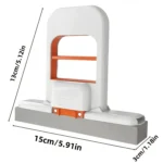 Wischmopp- und Schwamm-Sets, selbstauswringender Mini-Handschwamm-Mopp, faltbares Reinigungsgerät für Badezimmer, Küche, Tischplatte, Glas 6