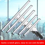 Glasreinigungsrakel, Fensterwischer, Fensterreinigungswerkzeug, Gummiklinge für Badezimmer, Dusche, Zuhause, Auto, Esstisch, Glasreinigung 2