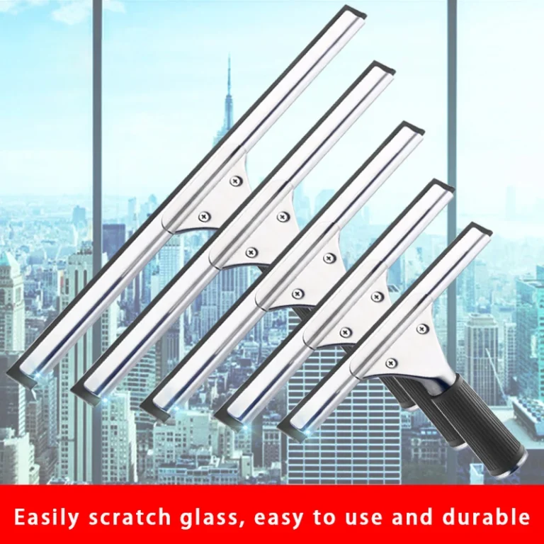 Glasreinigungsrakel, Fensterwischer, Fensterreinigungswerkzeug, Gummiklinge für Badezimmer, Dusche, Zuhause, Auto, Esstisch, Glasreinigung 2