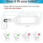 Neuer ultradünner Bidet-Aufsatz, Süßwassersprüher, Doppeldüsen, einstellbarer Wasserdruck, selbstreinigendes, nicht elektrisches Bidet 5