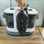 450W Handstaubsauger für Teppiche, 15KPa Tragbarer Fleckenentferner für Auto, Sofa, Tierhaare, Sprüh- und Saugfunktion, Integrierte Reinigungsmaschine mit 2 Abnehmbaren Wassertanks, 150cm Schlauch 3