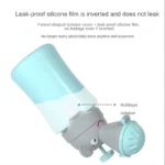 Toiletten-Pipi-Flasche, tragbar, für den Notfall, für Kinder, Urinal, Outdoor, Auto, Reisen, Schrumpfbar, 600/750 ml, Anti-Leckage, für Jungen und Mädchen, Trainingstöpfchen 4
