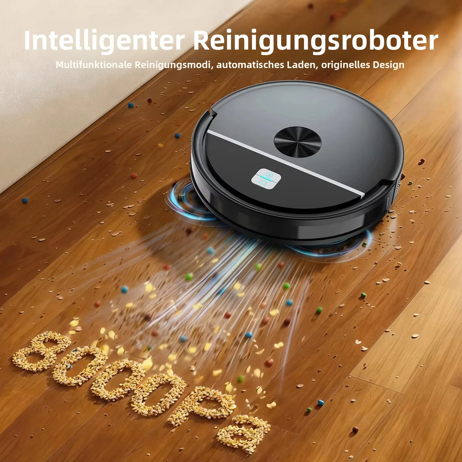 OMESER 8000Pa Roboter-Staubsauger mit Wischfunktion, automatische Aufladung, Smart-App-Steuerung, geplante Kartierung, für die Reinigung von Böden, Teppichen und Tierhaaren zu Hause OMESER 8000Pa Roboter-Staubsauger mit Wischfunktion, automatische Aufladung, Smart-App-Steuerung, geplante Kartierung, für die Reinigung von Böden, Teppichen und Tierhaaren zu Hause