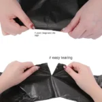 3 rollen/50PCS Haushalt Verdickt Kleine Desktop Mülleimer Müll Taschen Einweg Müll Taschen Küche Werkzeuge 5