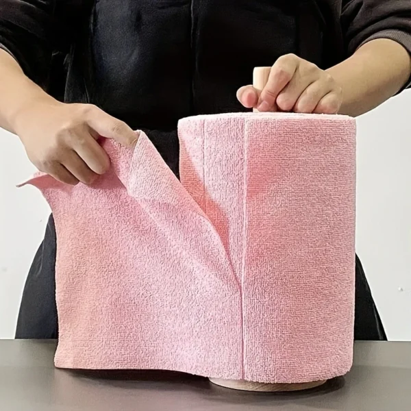 20 Stück/Rolle Dickes Küchenreinigungstuch Wiederverwendbares Küchen-Spültuch Rolle Waschbare Alternative zu Handtüchern Saugfähiger Lappen für den Haushalt
