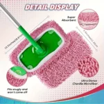 2 stücke Trockenen Kehren Tuch Chenille Mopp Tuch Abdeckung Set Swiffer Wiederverwendbare Pads Trockenen Kehrmaschine Waschbar Nachfüll Pads für hause 2