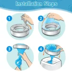 1/5/10 Stück Ersatz-Müllbeutel, Nachfüllbeutel, Babywindel-Müllbeutel, reißfeste Abfallbeutel für Angel Care und Tommee Tippee 4