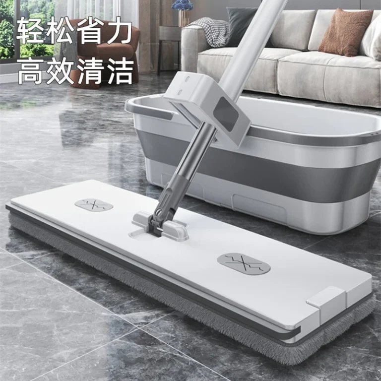 Haushalt Flach mops Hand-Free Mop Eimer Set Lazy Mop Gott große flache Mop saubere Küche Wischen Kunststoff hohe Reinigungs kraft