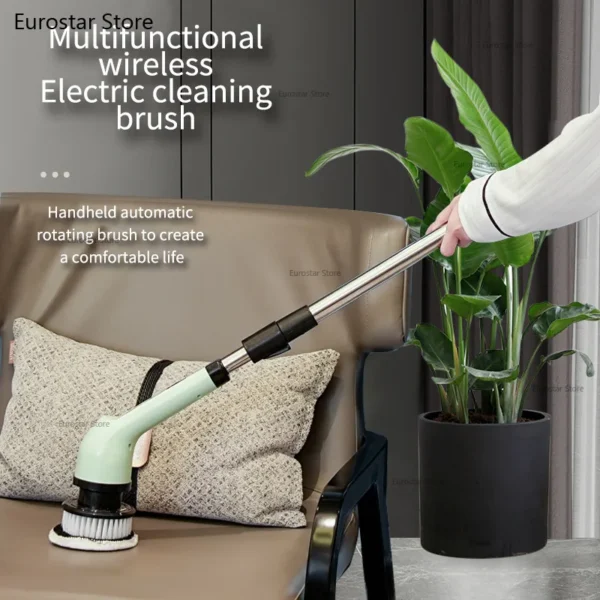 Elektrische Reinigungsbürste, multifunktional, für Haushalt, Küche, Badezimmer, Lazy Handheld, kabellos, leistungsstarke Reinigung, magisches Werkzeug
