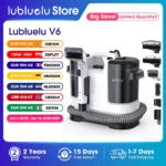 Lubluelu V6 Teppichreiniger Leistungsstarker 15kPa 1,75L Doppeltank, 5M Kabel 1,7M Schlauch - Tiefenreinigung Sofa Matratze Autositz Haustierflecken