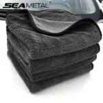 40x40/40x60/60x90CM Mikrofaser Handtücher 600GSM Ultra-Dickes Auto Waschen Handtuch Auto Extra Weiche Lappen Auto Pflege Reinigung Trocknen Tuch