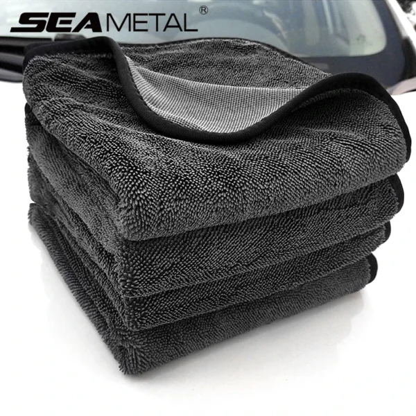 40x40/40x60/60x90CM Mikrofaser Handtücher 600GSM Ultra-Dickes Auto Waschen Handtuch Auto Extra Weiche Lappen Auto Pflege Reinigung Trocknen Tuch