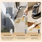 Uwant Y100 Dampfreiniger 18000Pa Teppichreiniger 1750W 100 ° C Steam 60 ° C Heißwasser-Selbstreinigungsgerät für Sofa, Auto, Schuhe, Tierhaare (Jetzt bestellen und kostenlosen Geruchsentferner-Stick erhalten) 5