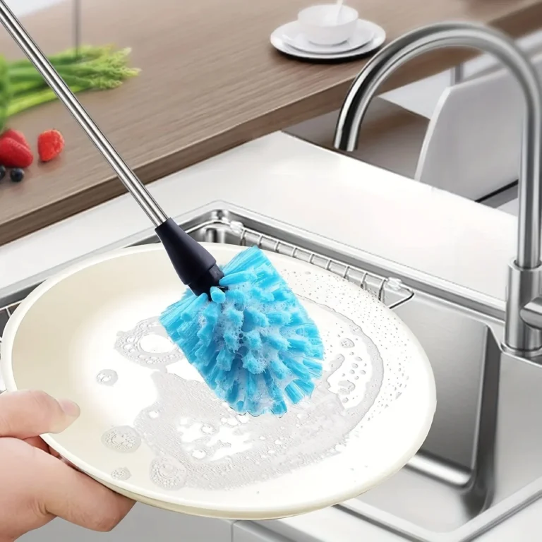 3-in-1 Edelstahl-Wasserflaschenbürsten-Set Reinigungsbürste mit Langem Griff Wasserflaschen-Reiniger Wasch-Küchen-Schrubbwerkzeuge 2