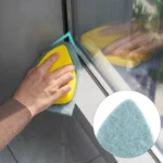 FOSHIO Fensterglas-Schwammreiniger Auto-Wasch-Reinigungsschaber mit Ersatz-Scheuerkissen Auto-Detailing Haushaltsreiniger 5