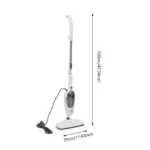 1300W Abnehmbarer Handdampfreiniger, Multifunktionaler Dampfmopp mit 450ml Wassertank und 4,5m langem Netzkabel, 10 Reinigungsaufsätze Haushaltsdampfreiniger für Fliesen, Marmor, Hartholz, Laminat, Fenster, Möbel, Toilettenreinigung 4