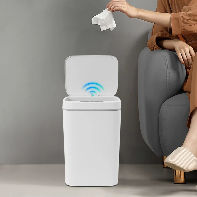 16L Intelligenter Sensor-Mülleimer IPX5 Abfalleimer mit Batteriebetrieb für Küche, Bad, Büro und Zuhause 2