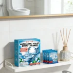 Jue Fish Automatischer Toilettenreiniger Entkalker Geruchsentferner Langanhaltender Schutz Haushalts-Toilettenreiniger Brausetabletten 5