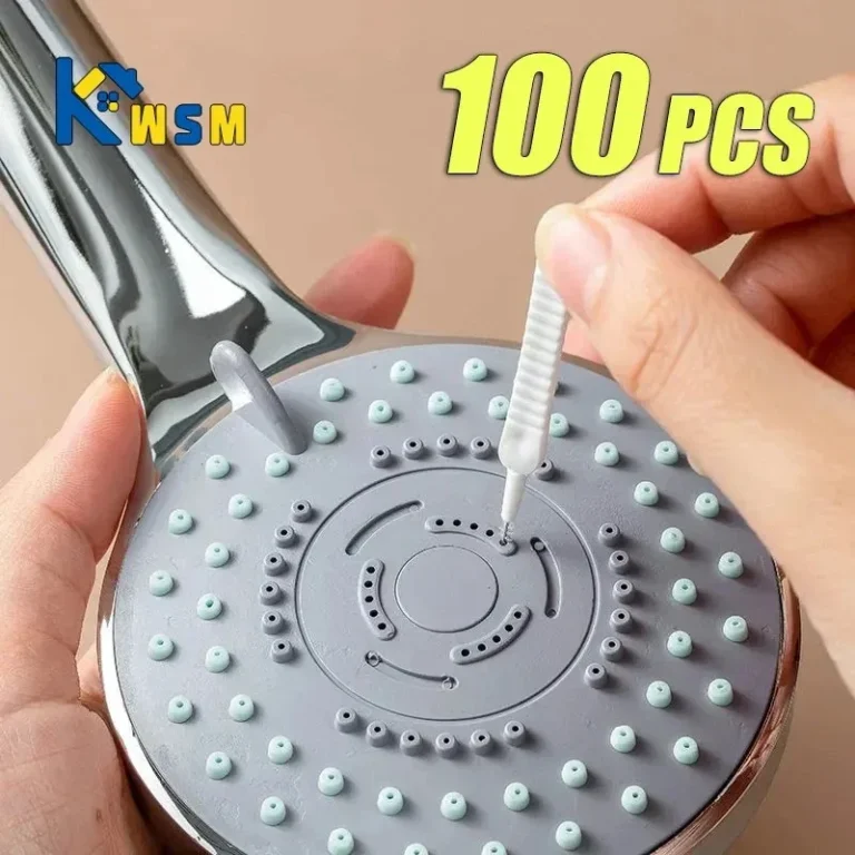 10-100PCS Dusche Reinigung Pinsel Bad Micro Nylon Pinsel Düse Anti-blocking Reinigung Werkzeuge Bad Zubehör