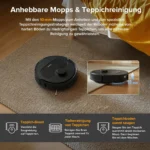 Roborock QV 35A Saug- und Wischroboter, 8000 Pa Saugleistung, Upgrade vom Qrevo S, All-in-One-Dock, Anti-Tangle-Bürste, automatische Wischfunktion 7