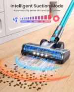 Homore 600 W/56 kPa leistungsstarker Akku-Staubsauger mit LED-Farbbildschirm, automatischer Saugmodus, selbststehende Funktion 3