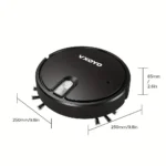 Roboter-Staubsauger, Staubsaugen, Wischen und Sprühen in einem, USB-wiederaufladbar, Reinigungsroboter, Staubsauger, geeignet für harte Böden 6