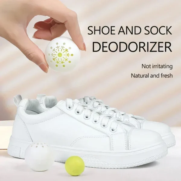 6-18 Stück Schuh-Deodorant-Bälle zur Geruchsbeseitigung, Multifunktionale Raumduft-Kugeln für Schuhe, Schuhschrank und Toilette