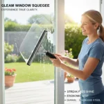 25/35/45cm Glasreinigungsabzieher Fensterwischer Fensterreinigungswerkzeug Gummilippe für Badezimmer Dusche Auto Glasreinigung 6