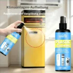 120ML Kunststoff-Vergilbungsrenovierungsspray, Mehrzweck-Haushalts-Kunststoffaufheller, entfernt Oxidations- und Gelbflecken für Klimaanlagen, Kühlschränke 3
