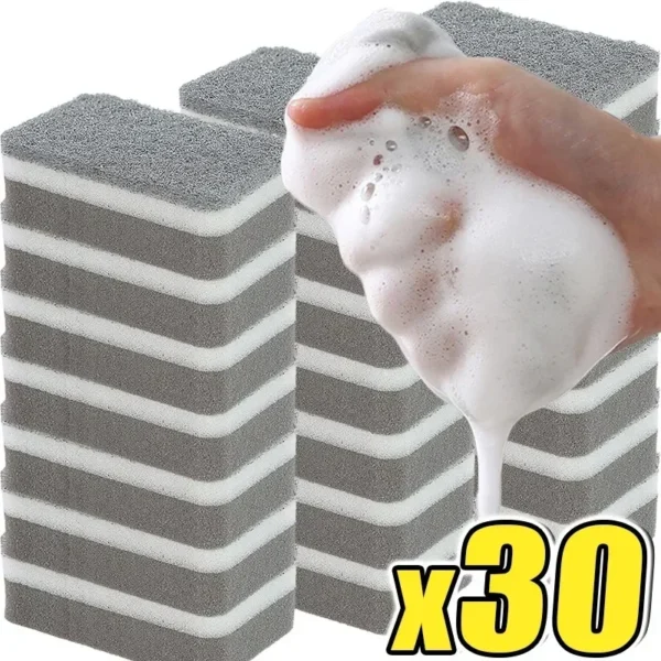 Magie Drei Schichten Reinigung Schwämme Wiederverwendbare Pan Topf Geschirr Scheuer Pads Haushalt Küche Schwamm Tücher Pinsel Sauber Werkzeuge