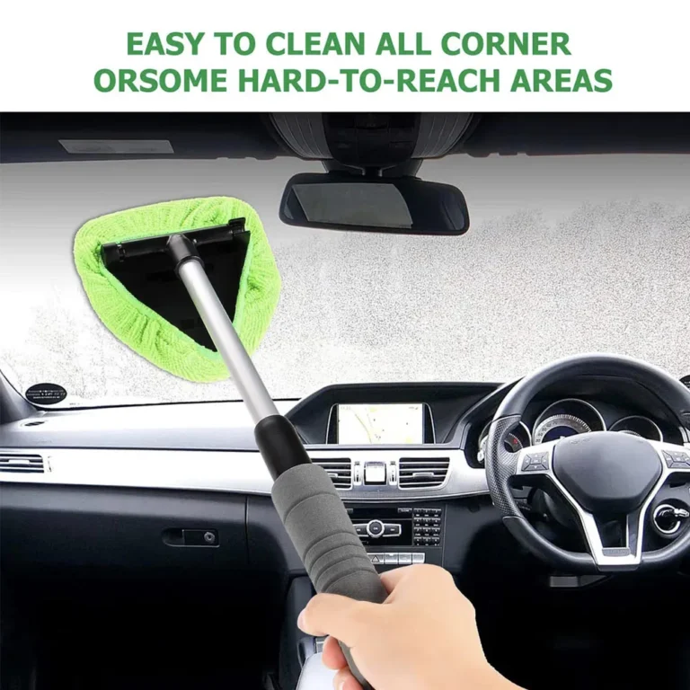 Teleskop Auto Fenster Windschutzscheibe Reinigung Pinsel Set Mikrofaser Fenster Glas Reiniger Auto Fenster Reiniger Schaben Nebel Eliminator 2