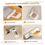 Starker saugfähiger Mini-Mopp, Staubentfernung, tragbarer Reinigungsmopp mit Schwamm, Mini-Schwamm-Mopp, nasses und trockenes Badezimmer-Desktop-Glas 5