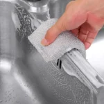1 Stück sanfte Geschirrschwämme – kratzfreie Reinigungspads für Töpfe, Pfannen, Kochgeschirr und Küchenoberflächen 6