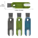 3-in-1 Multifunktionale Tassenbürste U-förmige Tassenmundreinigungsbürste Flaschen- und Becherreiniger Haushalts-Küchenreinigungswerkzeug 3