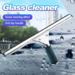 Glaswischer aus Edelstahl Fensterreiniger Abzieher für Badezimmer, Autoglas, Hotel, Restaurant