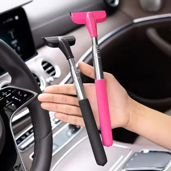 Auto Teleskop Rückspiegel Rakel Tragbare Regnerischen Seite Wischer Auto Werkzeug Glas Reinigung Handheld Spiegel Fenster