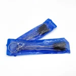5 teile/satz Langlebige Nylon Kleine Pinsel Mini Pfeife Reiniger Pinsel Shisha Rohr Reinigung Edelstahl Pinsel für Glas Rohr 5
