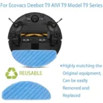 Waschbares Mopptuch-Pad für Ecovacs Deebot T8 T9 AIVI T9 Modell T9 Serie Roboter-Staubsauger Mopp 5