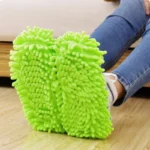 1 Paar Mopp-Hausschuhe für die Hausreinigung, Staubentfernung, waschbar, wiederverwendbar, Lazy Floor Wall Cleaning, Schuhüberzüge für einfache Reinigung zu Hause