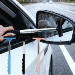 Auto-Rückspiegelwischer, Teleskop-Rakel für Autoglas, tragbarer Wasserreiniger-Stab, Mini-Automotive-Reinigungswerkzeug