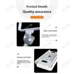 JOYBOS 40 cm Spin Flat Mop & Bucket Set – 360 °   Reinigung der Nass-Trocken-Trennung für Hartholz-/Laminat-/Vinylfliesen 3