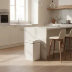 2er-Pack 12L Sensor-Mülleimer Batteriebetrieben Automatischer Infrarot-Induktions-Abfalleimer mit Deckel Platzsparend Hygienisch Geruchssicher