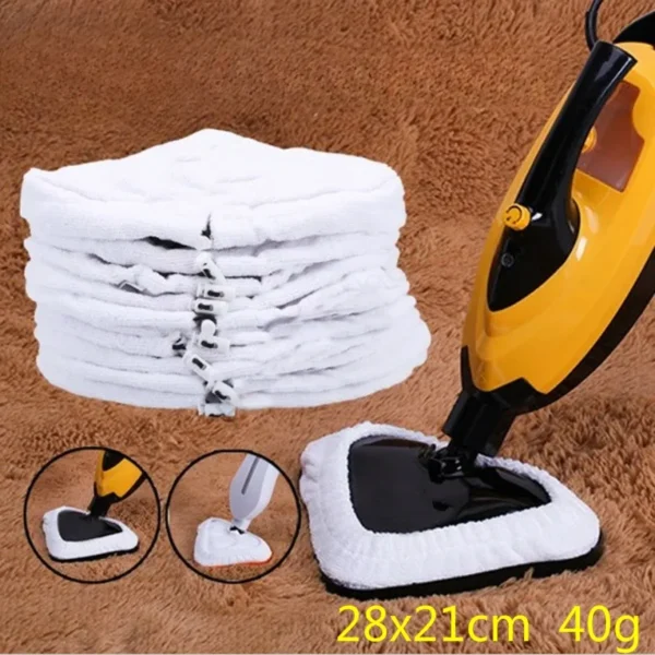 Steam Mop Covers Dreieck Waschbar H20 Steam Mop Pads Ersatz für X5 Mop Home Clean Steam Mop Mikrofasertücher