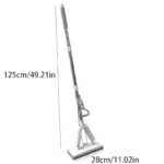 Verdickter Schwammmopp, saugfähige Staubentfernung, wasserquetschender flacher Mopp für die Reinigung von Küche, Badezimmer, Hartholz, Fliesen, Laminatböden 3